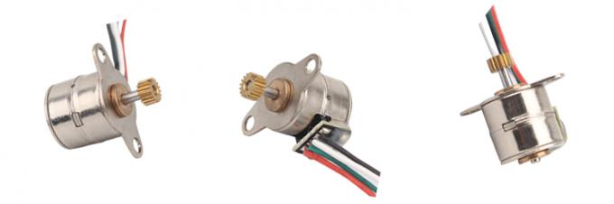 CW/CCW Rotation Permanent Magnet Micro Stepper Motor 2 Phase 4 Wire ...