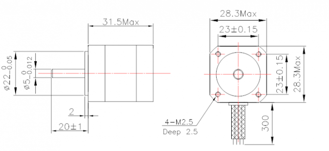 High Efficiency 3D Printer Stepper Motor Bipolar Drive CW/CCW Rotation ...