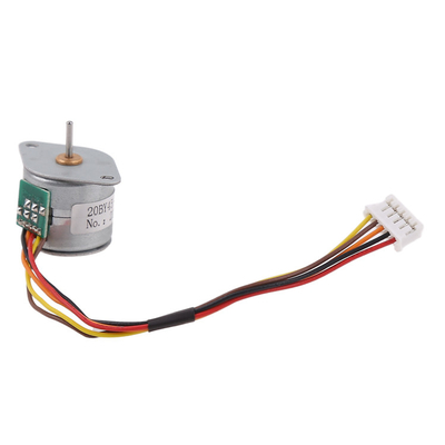 20mm Permanent Magnet Stepper Motor 2 phase 4 wire, 18° Stepping Angle, 0.08N.m Holding Torque