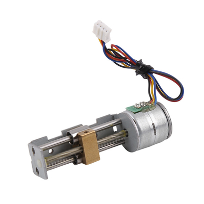 20mm Diameter Linear Stepper Motor With M3 Lead Screw Brass Slider 1.2KG Thrust