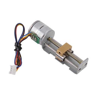 20mm Diameter Linear Stepper Motor With M3 Lead Screw Brass Slider 1.2KG Thrust