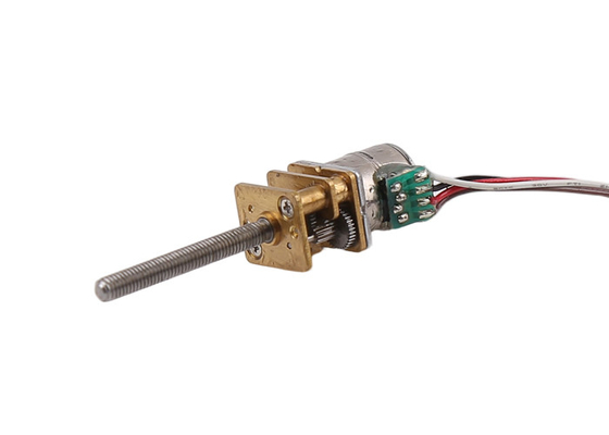 10mm Diameter Micro Geared Stepper Motor With Adjustable M3 Lead Screw Shaft