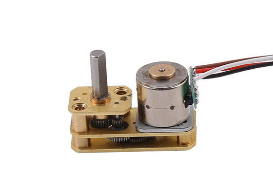 10mm Worm Mini Geared Stepper Motor 5V Horizontal Right Angle 2 Phase