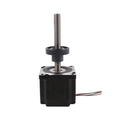 High torque 86mm hybrid NEMA34 stepper motor 4.5N.cm bipolar linear stepper motor with nut
