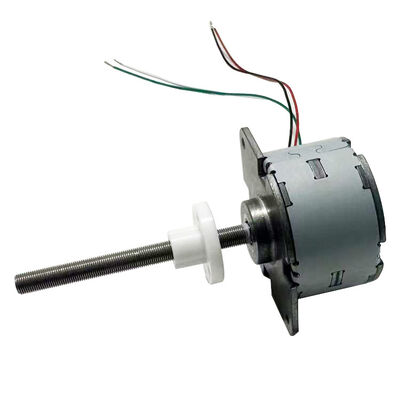 High torque 46mm diameter external drive linear stepper motor with POM nut 24VDC linear motor
