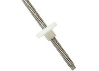 3D Printer Stainless Steel Lead Screw Assembly , Trapezoidal Screw Nut Full Tooth