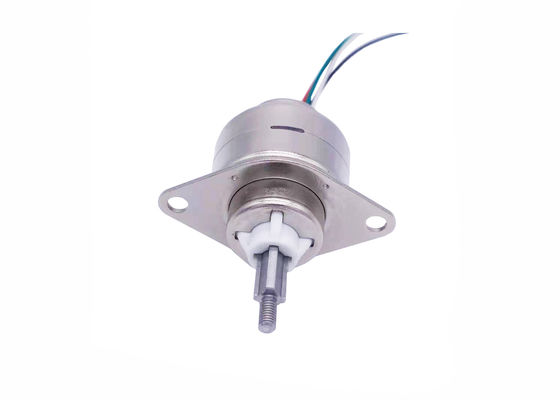 High Positioning Accuracy Linear Stepper Motor 13mm Stroke 5 Volt 25mm Diameter 7.5° Stroke Step,angle 13mm