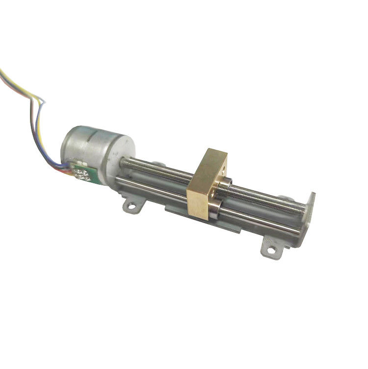 SM2055T linear stepper motor with linear bearings and brass slider 1
