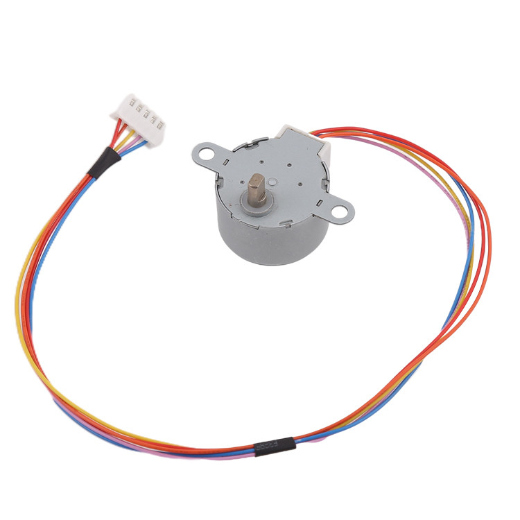 30BYJ46 Low Noise Permanent Stepper Motor with I Cut Shaft 12V 7