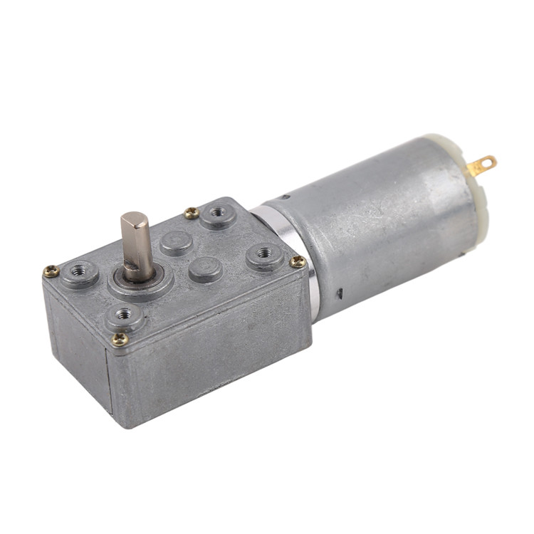 395DC-mini worm gearbox DC motor with worm gear box for robots and toys