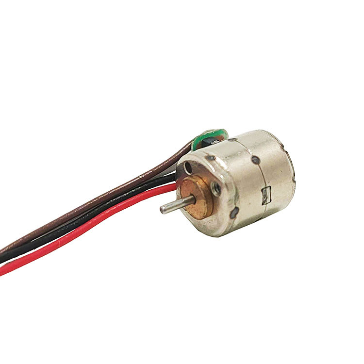 High precision 2 phase 4 wire 18 degree step angle 8mm micro stepper motor