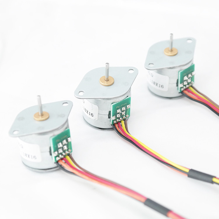 20mm 12v Pm Dc Motor 80 Ω Resistance Permanent Magnet Stepper Motor 15 ...
