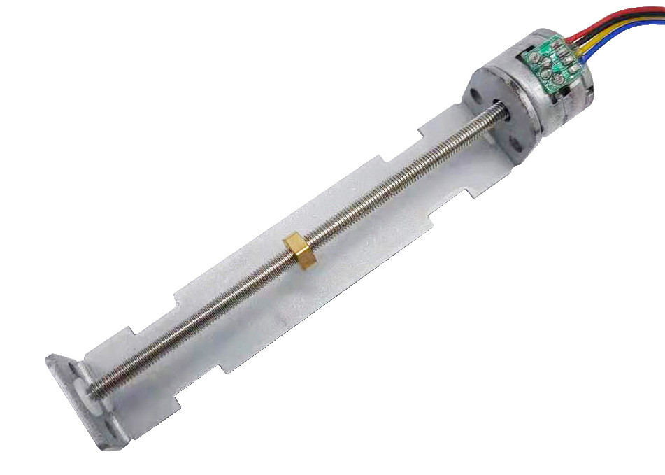 9 V DC Permanent Magnet Slider Screw Stepper Motor 18 Degree Step Angle ...