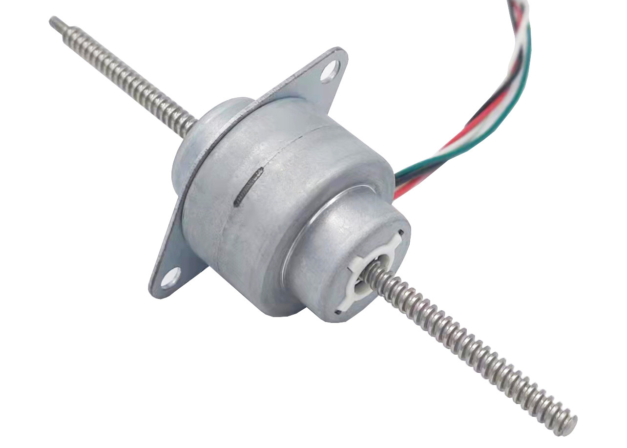 Through shaft 7.5 degree step angle permanent stepper motor 25mm