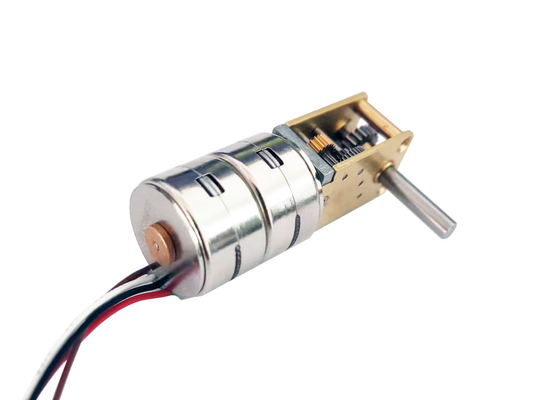 High Torque Multi Gear Double Stack Gear Reduction Motor Stepper Motor With Worm Gear Box