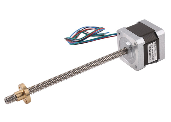 VT42HS40 42mm size 40mm height hybrid stepper motor NEMA17 with trapezoidal lead screw