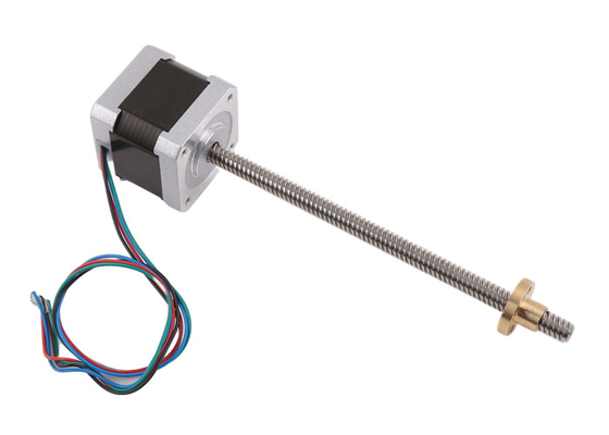 VT42HS40 42mm size 40mm height hybrid stepper motor NEMA17 with trapezoidal lead screw