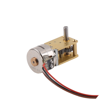 SM15-817G Customized Shaft Reducer 15mm Diameter 5V Micro Stepper Motor with Reducer Worm Gearbox