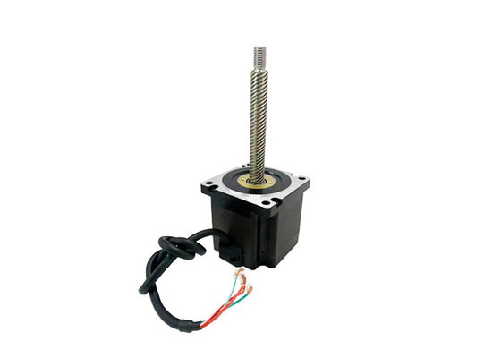 Nema 34 (86mm) hybrid stepper motor, bipolar, 4-lead, ACME lead screw, low noise, long life, formedical equipment