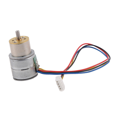 2 Phases High Precision 20mm Pm Stepper Motor With Circular Gearbox 18 Degree Step Angle for home appliance equipment