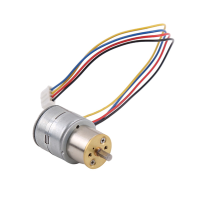 2 Phases High Precision 20mm Pm Stepper Motor With Circular Gearbox 18 Degree Step Angle for home appliance equipment