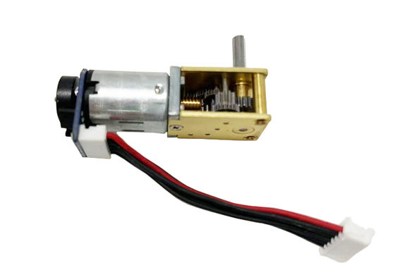 12mm Metal right angle Gearbox With N20dc Gear Motor 3v 6v 12v With Encoder Small DC Gear Motor for Electronic Lock Dc Electric Brush Motor