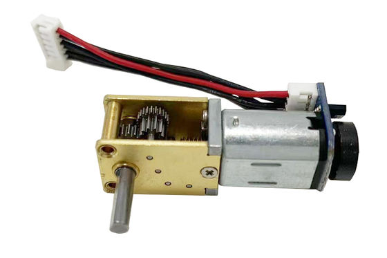 12mm Metal right angle Gearbox With N20dc Gear Motor 3v 6v 12v With Encoder Small DC Gear Motor for Electronic Lock Dc Electric Brush Motor