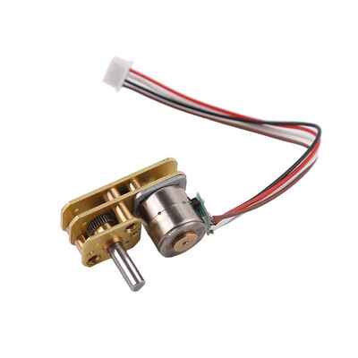 5V Worm Gear Stepper Motor 10mm Horizontal Right Angle Stepper Motor 2 Phase
