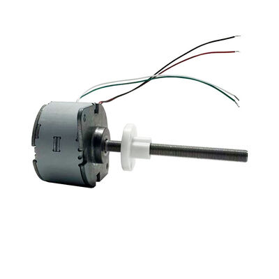 High torque 46mm diameter external drive linear stepper motor with POM nut 24VDC linear motor
