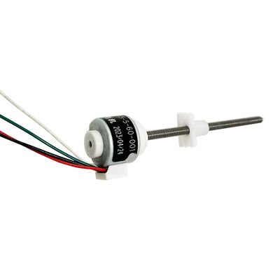 Micro 15mm diameter linear motor, 5VDC motor, long stroke customizable screw with POM nut