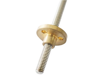T Type Lead Screw And Nut / Screws And Bolts Hardware National Standard
