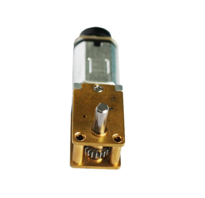 Load Speed 2.4~6( V ) 12250 RPM  Brush DC Gear Motor With Worm Gear Box for Electtric Door Locks