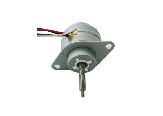 Mini 5V 25mm 15 degree step angle permanent magnet linear stepper motor with lead screw