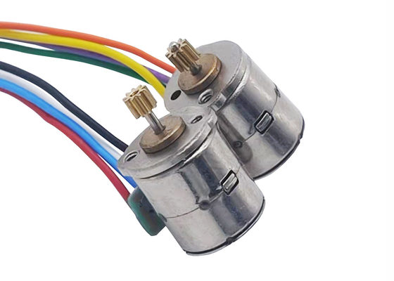 Camera Lenses Mini Stepper Motor 8mm 2 Phase 4 Wire With Copper Gear
